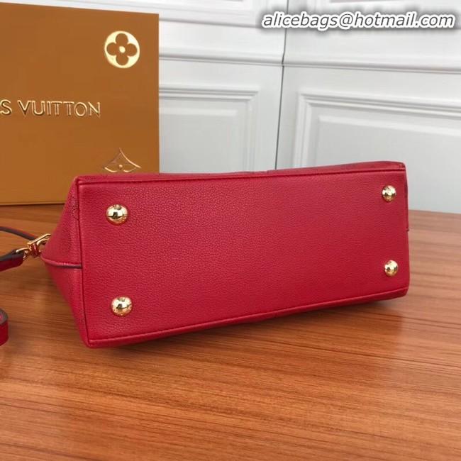 Luxury Imitation Louis Vuitton Mahina Leather M66817 Red