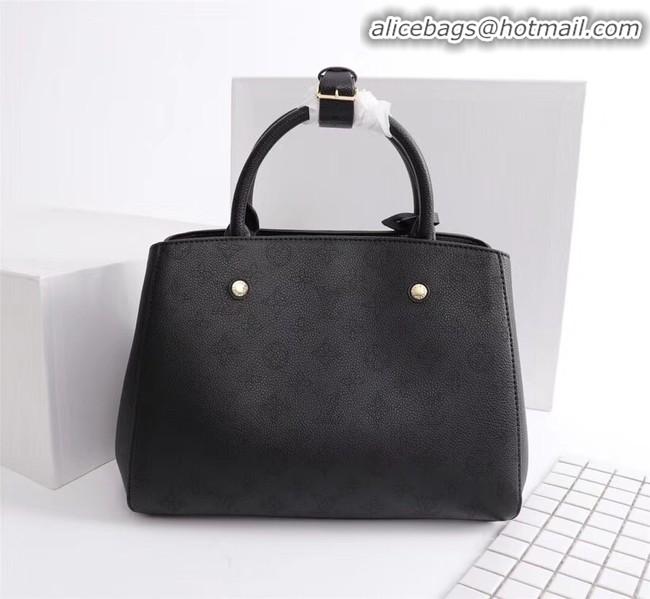 Spot Bulk Louis Vuitton Mahina Leather 41046 black