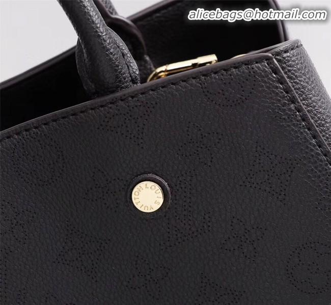 Spot Bulk Louis Vuitton Mahina Leather 41046 black