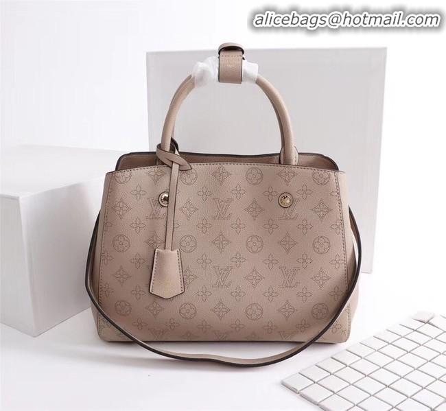 Luxury Classic Louis Vuitton Mahina Leather 41046 apricot