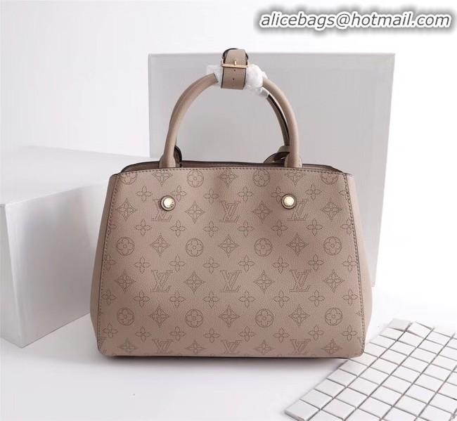 Luxury Classic Louis Vuitton Mahina Leather 41046 apricot