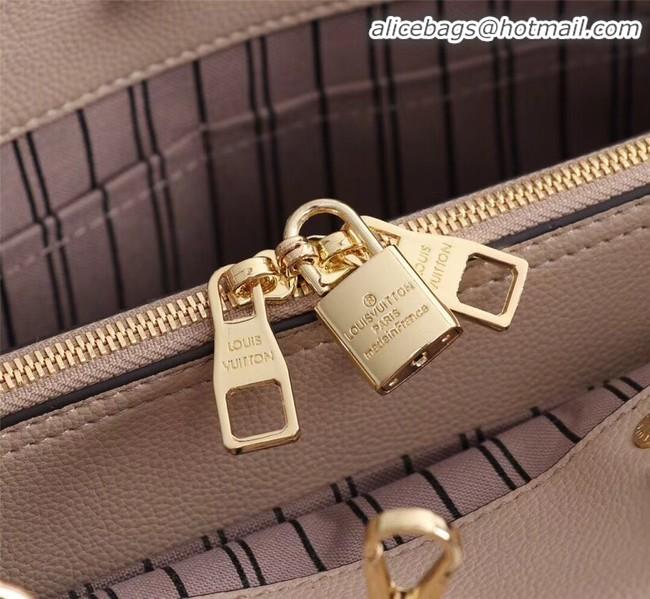 Luxury Classic Louis Vuitton Mahina Leather 41046 apricot