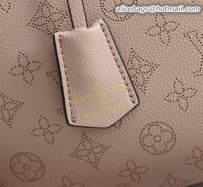 Luxury Classic Louis Vuitton Mahina Leather 41046 apricot