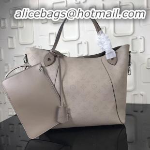 Grade Wholesale Louis Vuitton Original Mahina Leather HINA Bag M53140 Grey