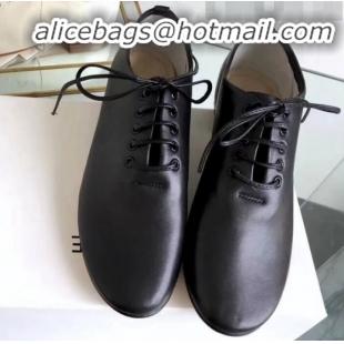 Pretty Style Celine Soft Dance Flat Lace-up in Lambskin C82201 Black