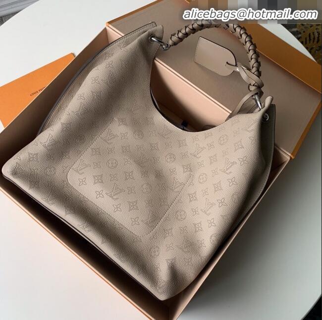 Discount Louis Vuitton Original Mahina Leather Carmel M52950 Galet