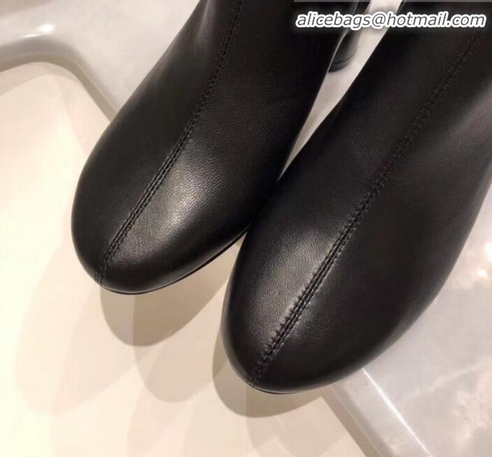 Top Sale Celine Lambskin Ankle Boot C01550 Black