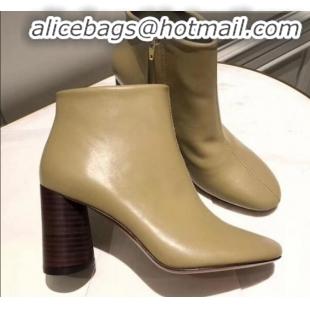 Luxury Cheap Celine Lambskin Ankle Boot C01550 Beige