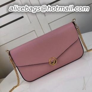 Spot Bulk Fendi WALLET ON CHAIN WITH POUCHES leather mini-bag F0005 pink