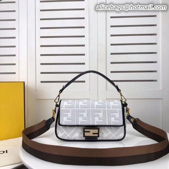 Buy Discount FENDI fabric bag F0386 white