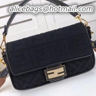 Top Quality Classic FENDI fabric bag F0386 black