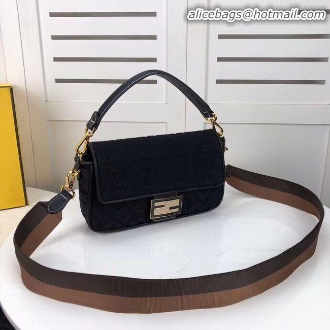 Top Quality Classic FENDI fabric bag F0386 black