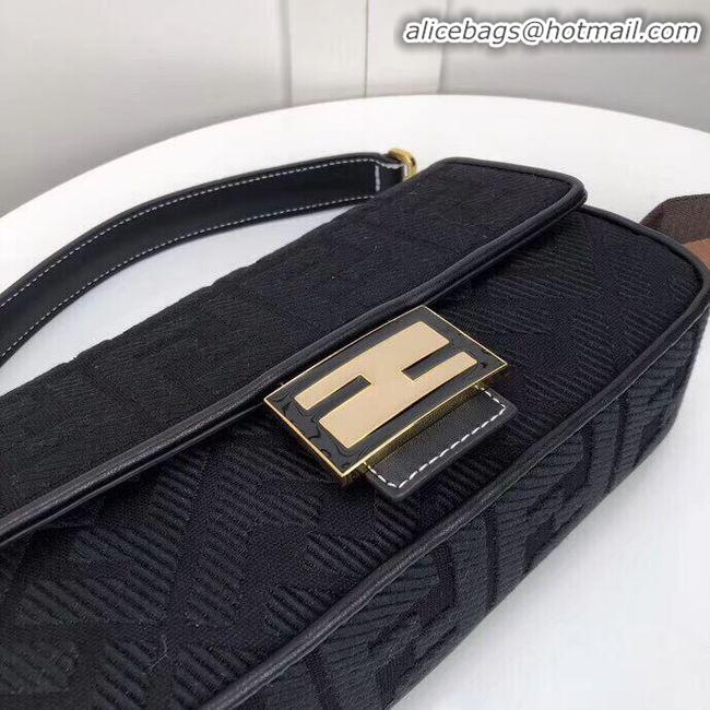 Top Quality Classic FENDI fabric bag F0386 black