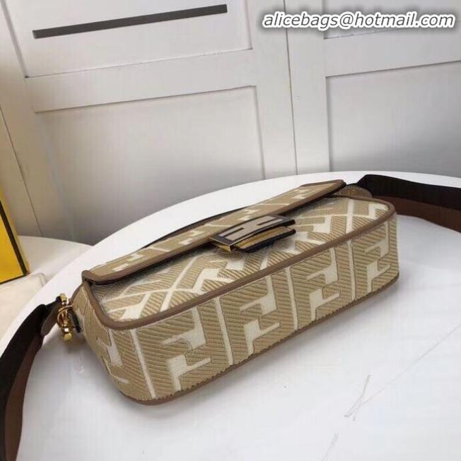 Good Quality FENDI fabric bag F0386 Beige