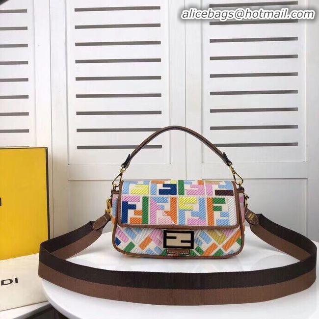 Free Shipping Discount FENDI fabric bag F0386 Rainbow