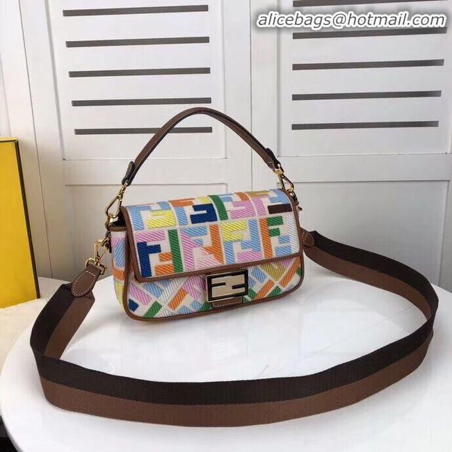 Free Shipping Discount FENDI fabric bag F0386 Rainbow