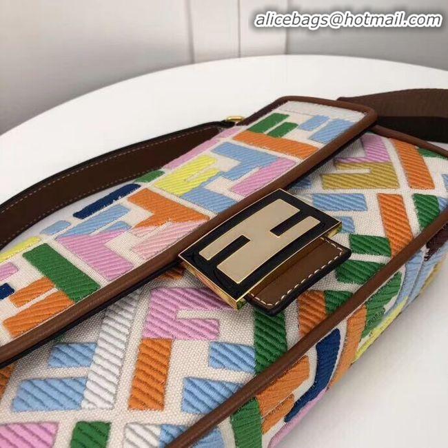 Free Shipping Discount FENDI fabric bag F0386 Rainbow