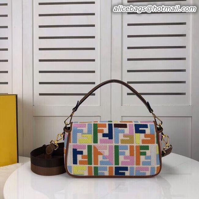 Free Shipping Discount FENDI fabric bag F0386 Rainbow