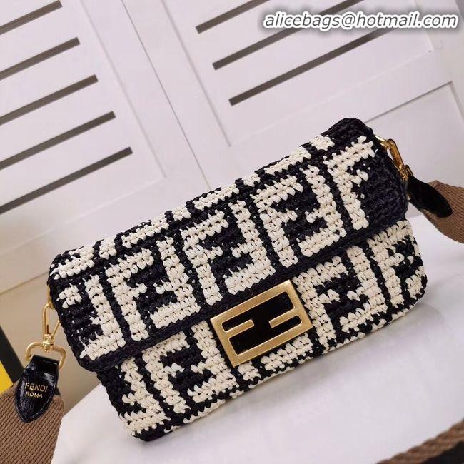 Ladies Cheapest FENDI fabric bag F0904 black