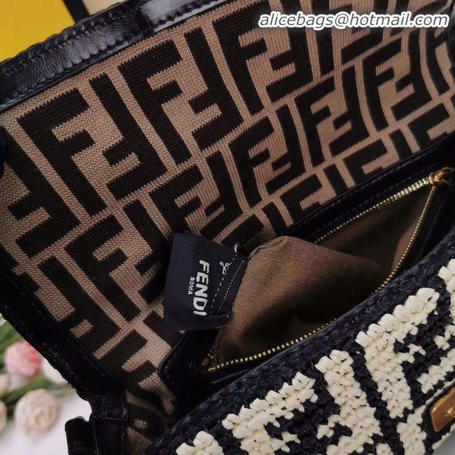 Ladies Cheapest FENDI fabric bag F0904 black