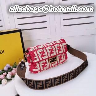 Newly Launched Classic FENDI fabric bag F0904 red