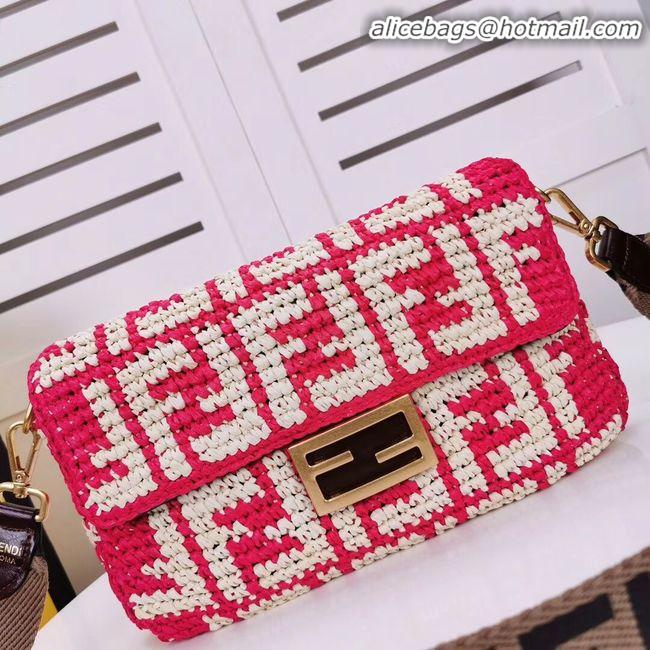 Newly Launched Classic FENDI fabric bag F0904 red