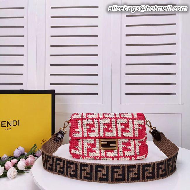 Newly Launched Classic FENDI fabric bag F0904 red