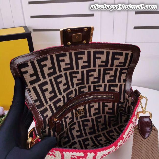 Newly Launched Classic FENDI fabric bag F0904 red