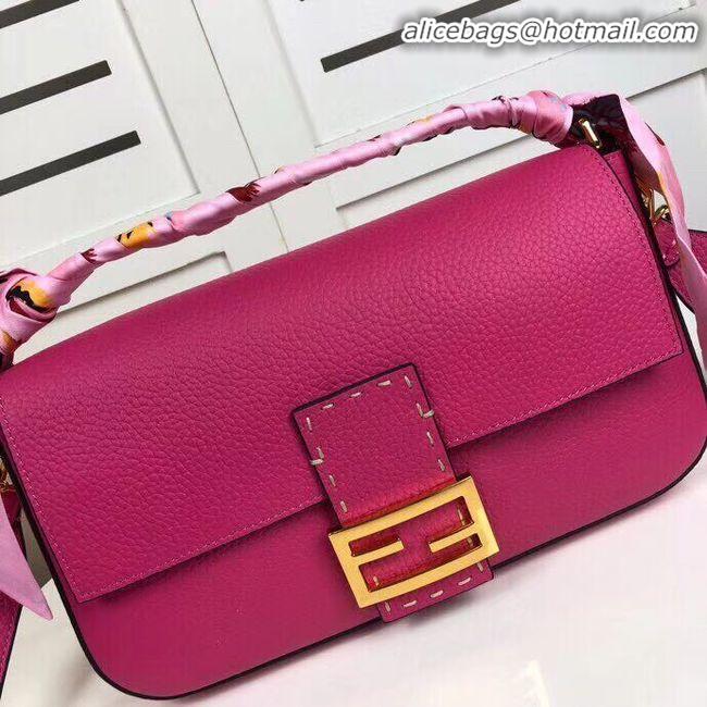 Fashion Show Collection Fendi BAGUETTE leather bag F2466 rose