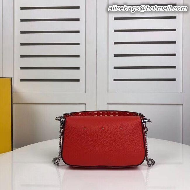 Classic Faux Fendi BAGUETTE leather bag F2467 red