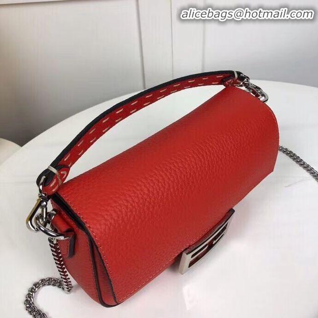 Classic Faux Fendi BAGUETTE leather bag F2467 red