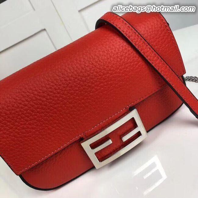 Classic Faux Fendi BAGUETTE leather bag F2467 red