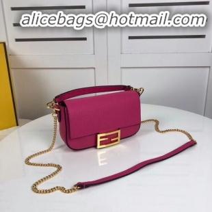 Hot Sell Imitation Fendi BAGUETTE leather bag F2467 rose