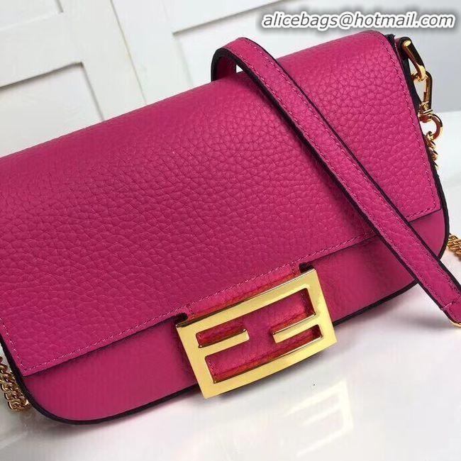 Hot Sell Imitation Fendi BAGUETTE leather bag F2467 rose