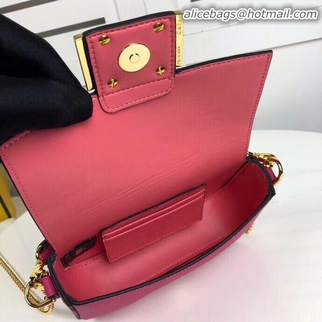 Hot Sell Imitation Fendi BAGUETTE leather bag F2467 rose