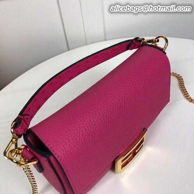 Hot Sell Imitation Fendi BAGUETTE leather bag F2467 rose