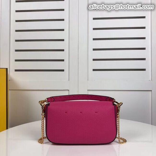 Hot Sell Imitation Fendi BAGUETTE leather bag F2467 rose