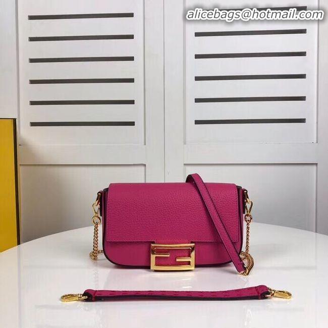 Hot Sell Imitation Fendi BAGUETTE leather bag F2467 rose