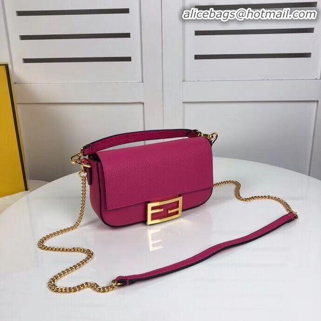 Hot Sell Imitation Fendi BAGUETTE leather bag F2467 rose