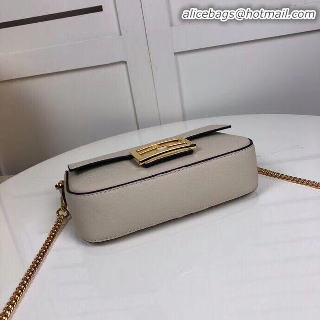 Inexpensive Imitation Fendi BAGUETTE leather bag F2467 beige