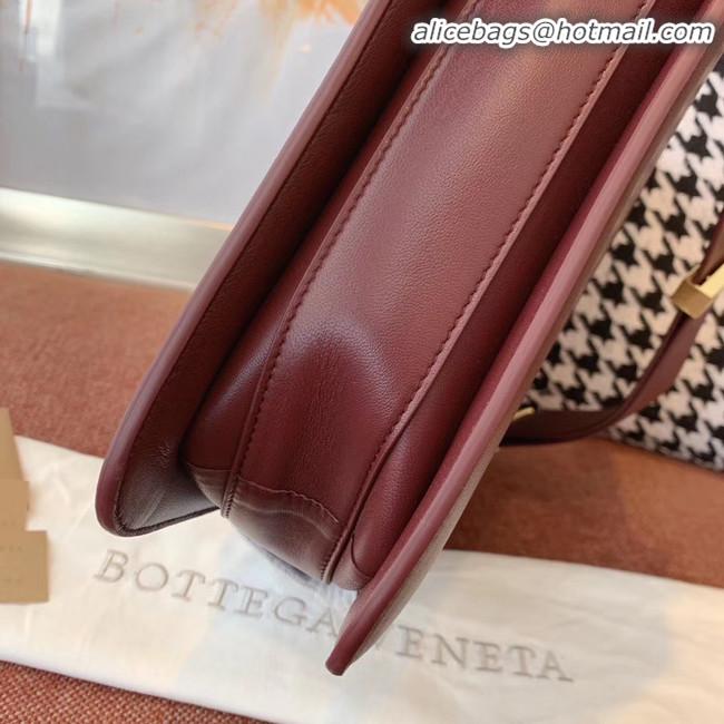 Buy Discount Bottega Veneta Sheepskin Original Leather 578344 Burgundy