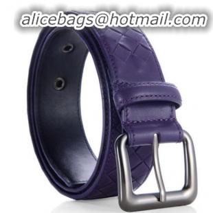 Buy Cheap Bottega Veneta Intrecciato Nappa Belt BV27480 Purple