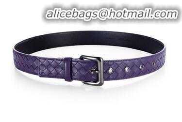 Buy Cheap Bottega Veneta Intrecciato Nappa Belt BV27480 Purple