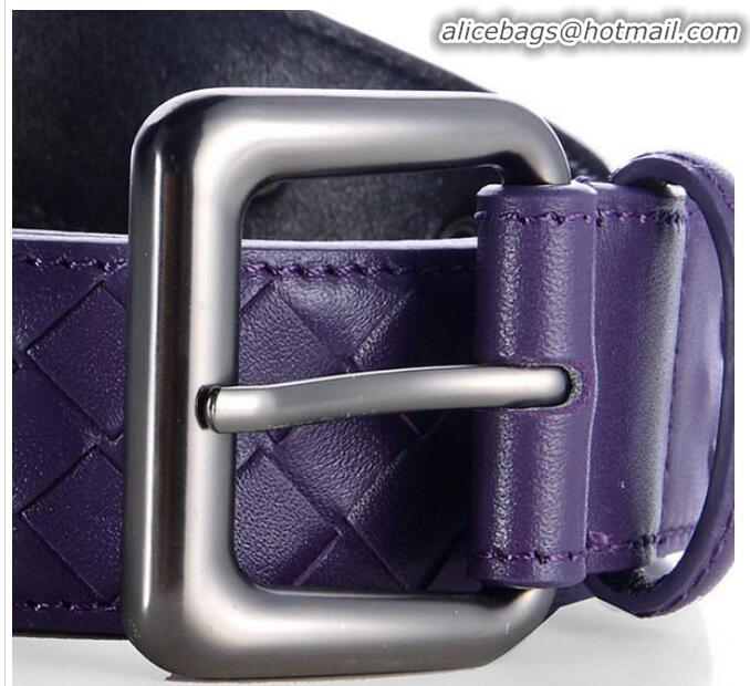 Buy Cheap Bottega Veneta Intrecciato Nappa Belt BV27480 Purple