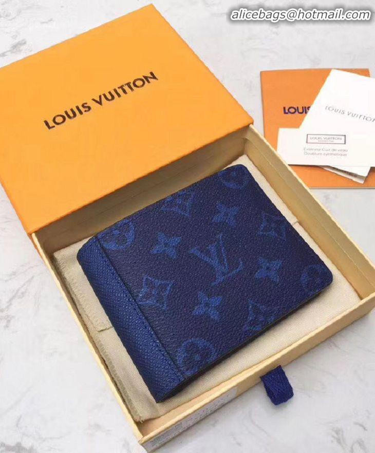 Unique Discount Louis Vuitton Multiple Wallet M30299 Blue