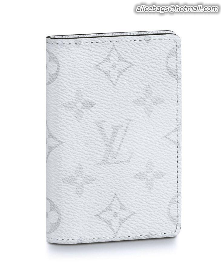 Free Shipping Discount Louis Vuitton Pocket Organiser M30301 White