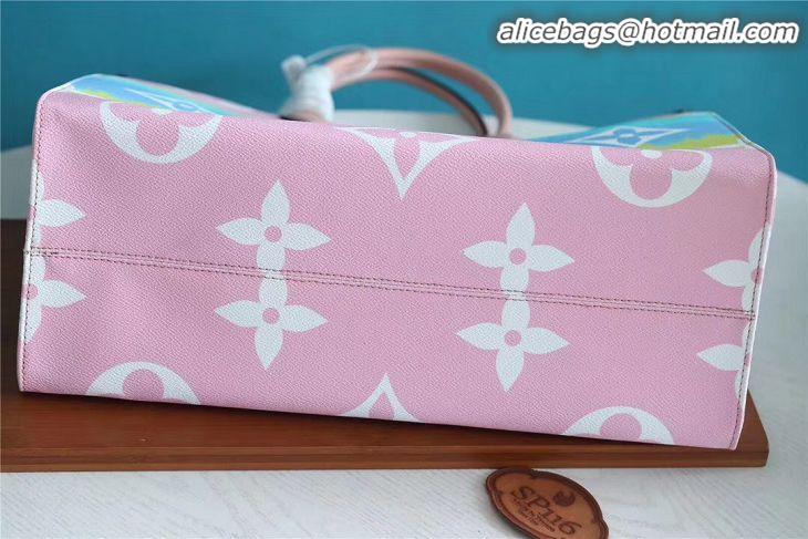 Famous Brand Louis Vuitton Monogram Canvas Original ONTHEGO M45119 Pink