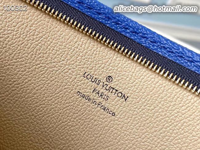 Classic Duplicate Louis Vuitton Monogram Canvas Original Leather M68137 blue