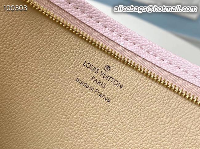 Unique Grade Louis Vuitton Monogram Canvas Original Leather M68137 pink