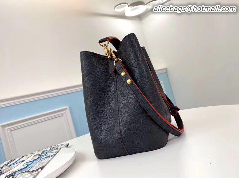 Discount Louis Vuitton Monogram Empreinte Neonoe Original Leather M45256 Navy